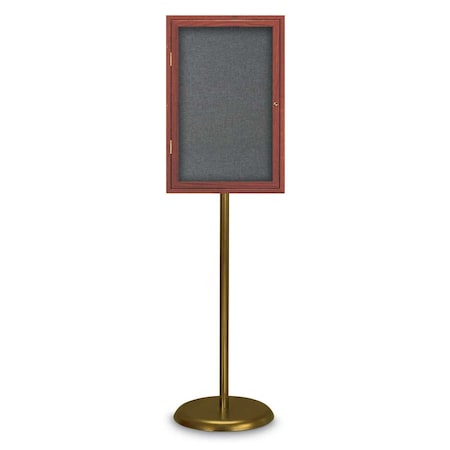 United Visual Products Corkboard, Triple Door, Radius Frame, 72x36", Bronze/Natural Tan Cork UV7005-BRONZE-CORK